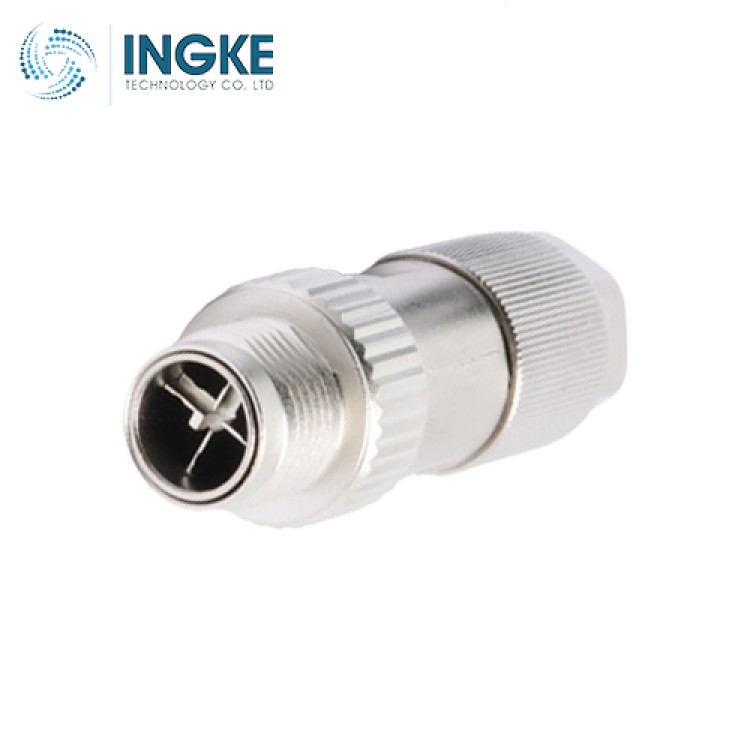 M12P-4MD ORing Cross ﻿﻿INGKE YKS12-M104DFNH M12 Circular Connector