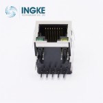 YKGD-8019NL Gigabit Jacks RJ45 Tab Down with LED cross Halo HFJ11-1G04E-L12RL HFJ11-1G02E-L12V3RL