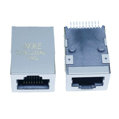 YKGU-2200NL 1000Base-T RJ45 Ethernet Connector Gigabit Magnetic Jack SMT(SMD)