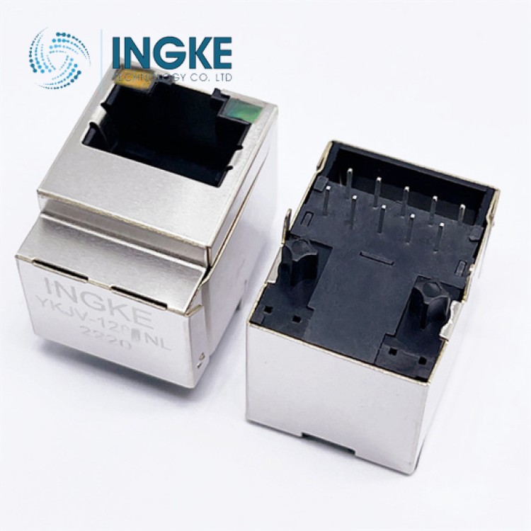 YKGV-8121NL RJ45 Shielded Vertical I/O Connector cross ERNI 203343