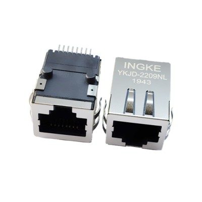 YKJD-2209NL 10/100Base-T RJ45 Ethernet Connector SMT Magjack