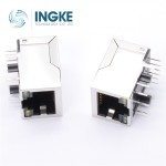 YKJU-8035NL RJ45 Socket 10/100 Base-T PCB Mount cross Bothhand LU1S041X-43 LF