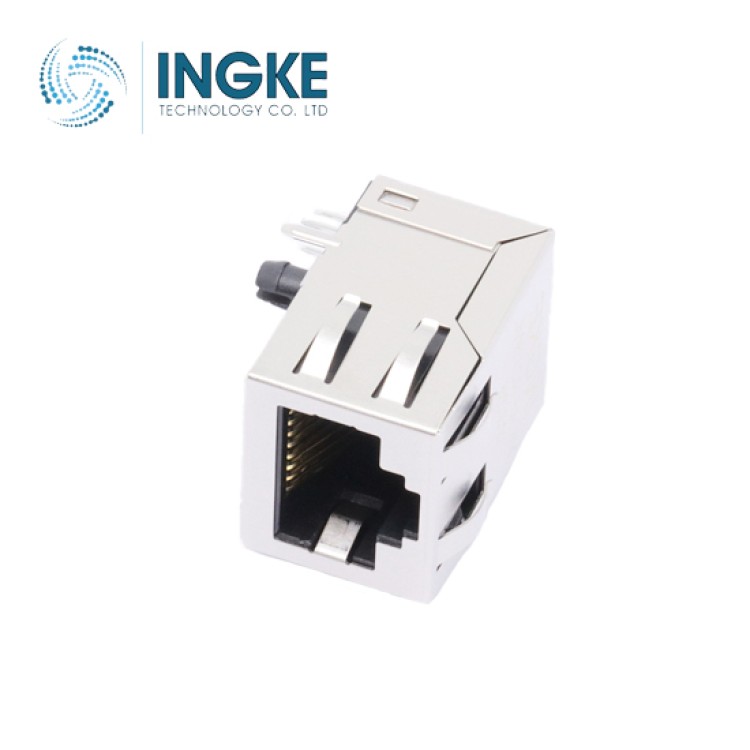 YKJU-8219NL RJ45 Connectors 90° Angle 10/100 Base-T cross TRP Connector 6605759-1 6605760-3 Belfuse 1-1840775-1 