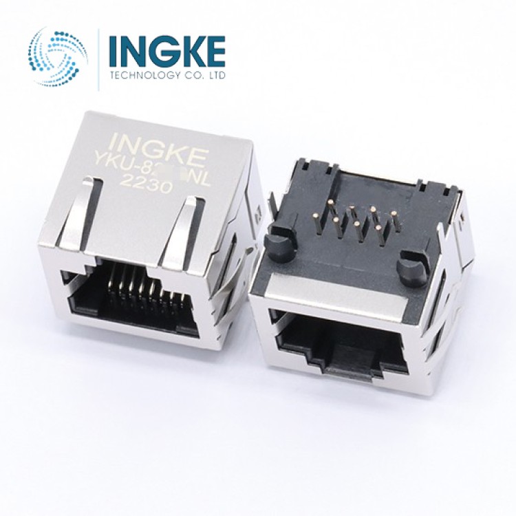 YKPU-820881NL RJ45 Connector Right Angle Shielded cross TE Connectivity 1734795-4