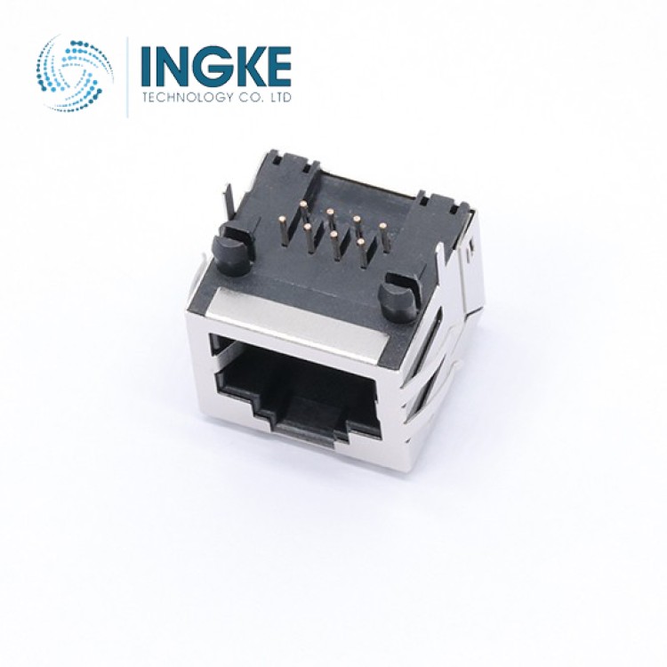 YKU-8669NL RJ45 Modular Connector 8p8c EMI Finger Cat5 cross TE Connectivity 406549-5