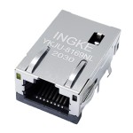 YKJU-8169NL RJ45 Ethernet Connector  cross Pulse  JXD1-1001NL