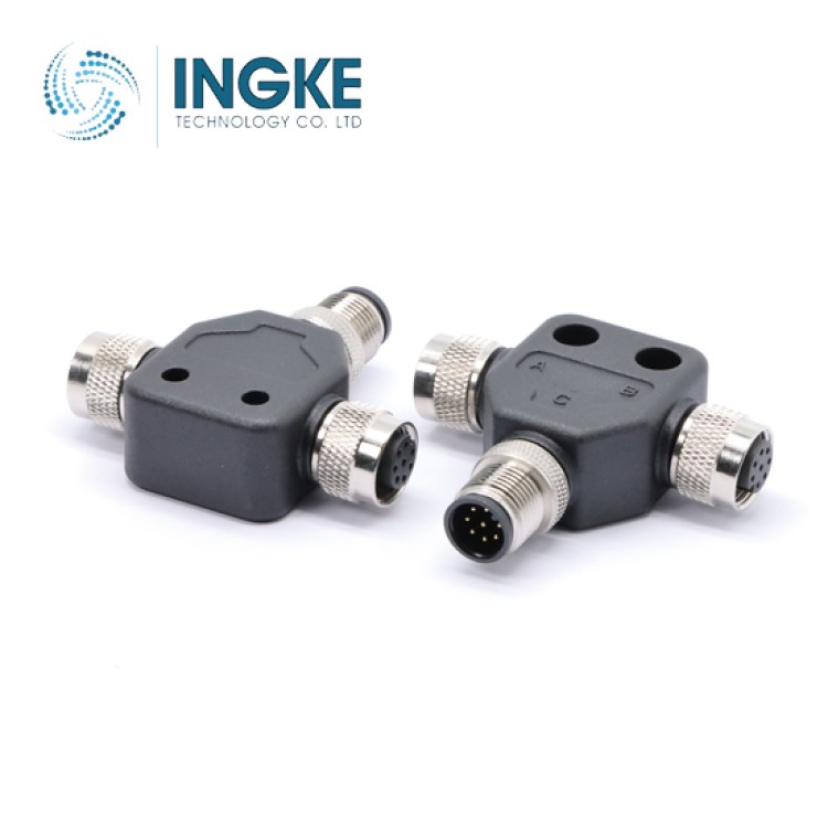 FT-M12A-08M-M12A-08F-Q-0200 DEGSON Cross ﻿﻿INGKE YKT12-081082082A M12 Adapter