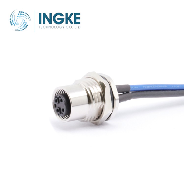 M12A-04PFFC-SF8C15 Amphenol LTW Cross ﻿﻿INGKE YKM12-M12A-04PFFC-SF8C15 M12 Circular Connector