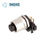 M12D-04PFFR-SF7003 Amphenol LTW Cross ﻿﻿INGKE YKM12-M12D-04PFFR-SF7003 M12 Circular Connector