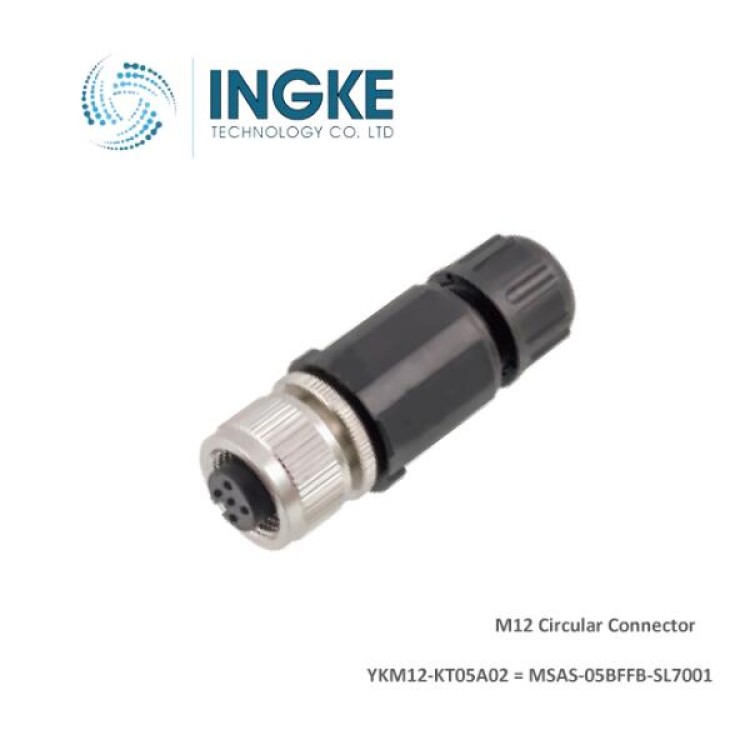 MSAS-05BFFB-SL7001 Amphenol LTW Cross ﻿﻿INGKE YKM12-KT05A02 M12 Circular connectors