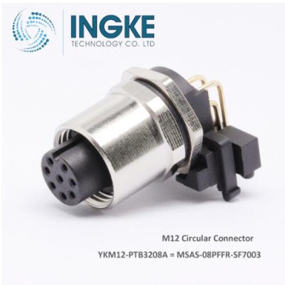 MSAS-08PFFR-SF7003 Amphenol LTW Cross ﻿﻿INGKE YKM12-PTB3208A M12 Circular connectors