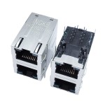 YKG-862119NL cross 1840855-1 TE 1000Base-T 2X1 RJ45 Modular Jack Gigabit Ethernet