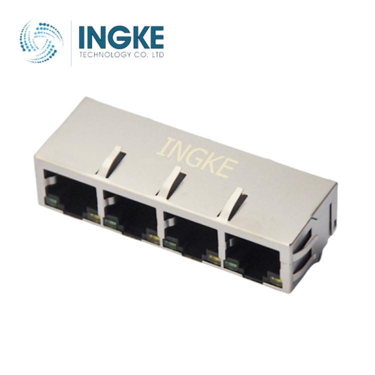 YKJD-80149NL 1x4 Ports 100 Base-T with LED Ganged Jacks